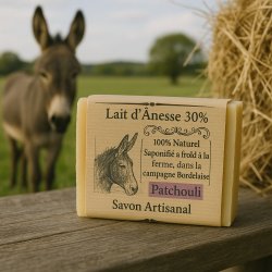30% Lait d'Ânesse - Patchouli